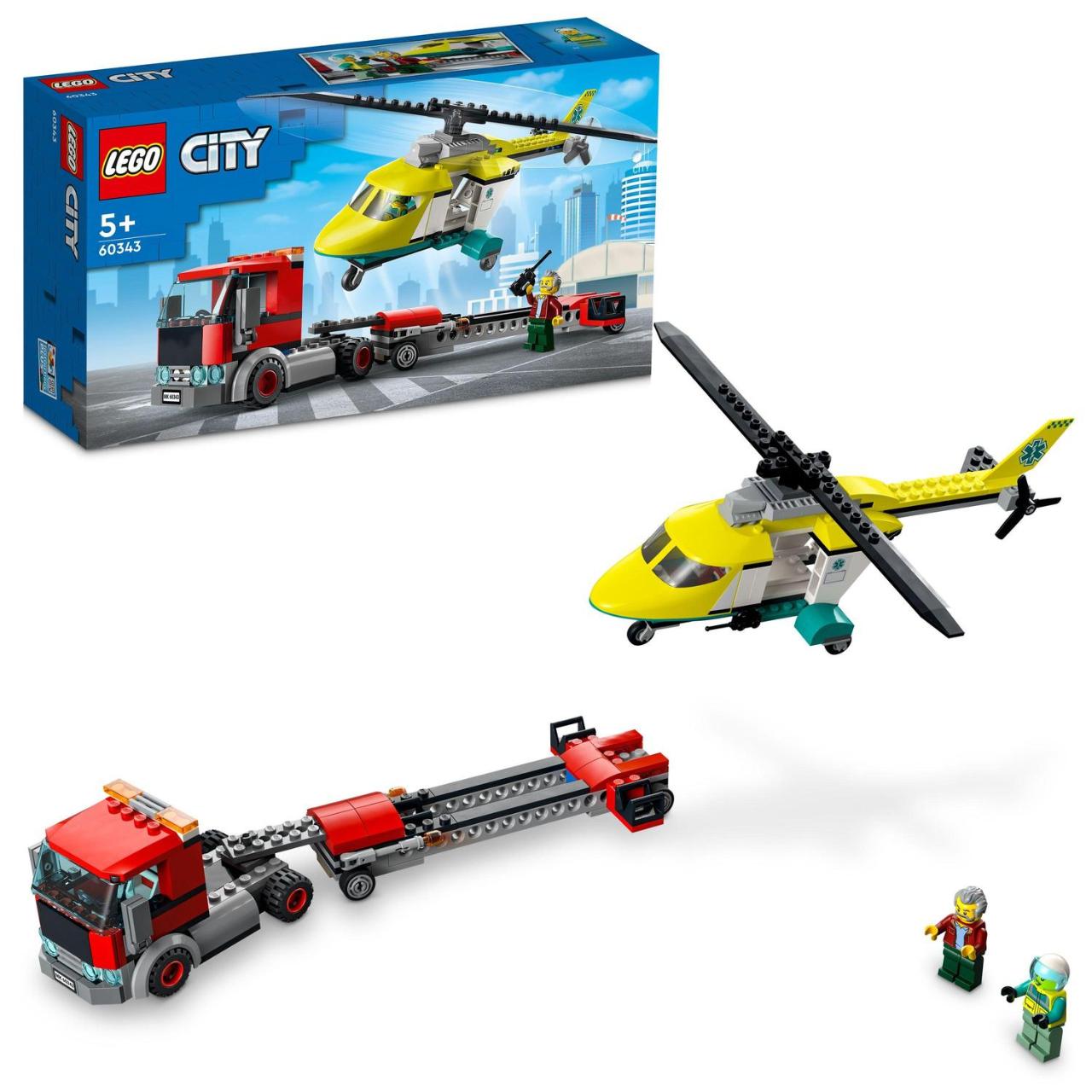 LEGO City, Elicopter de salvare, numar piese 215, varsta 5+