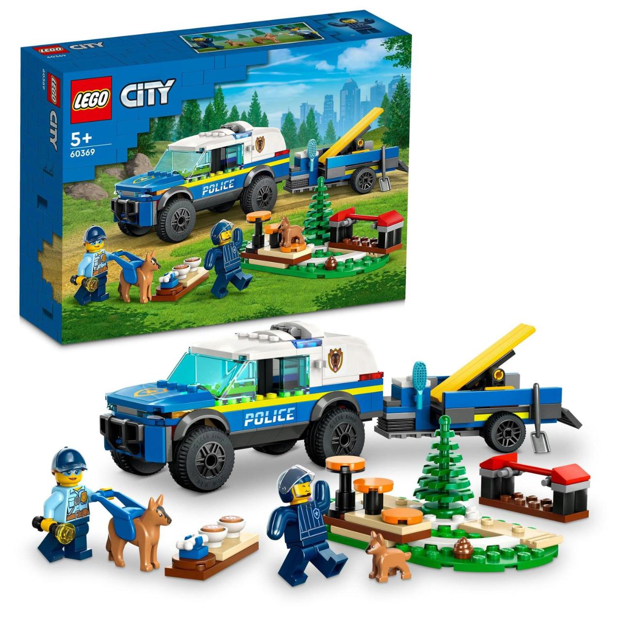 LEGO City, Antrenament canin al politiei mobile, numar piese 197, varsta 5+