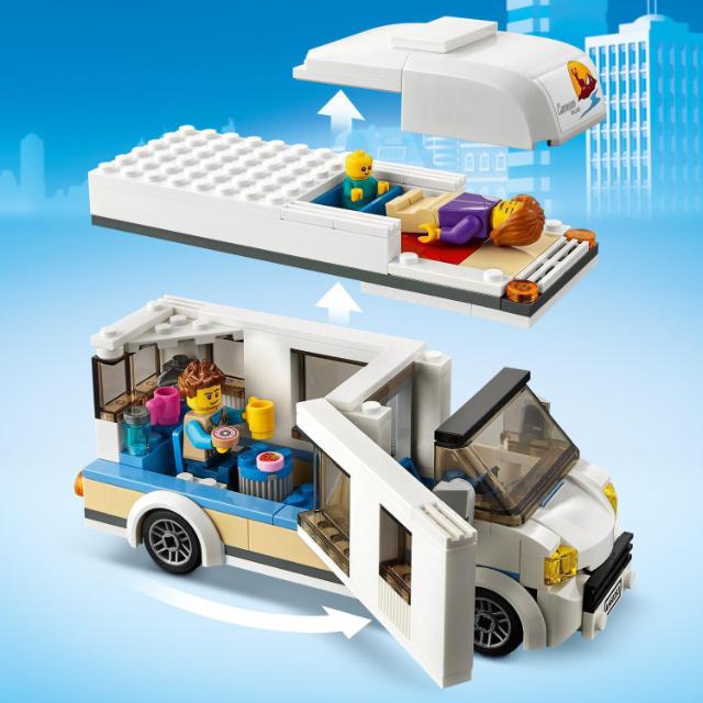 LEGO City, Rulota de vacanta, numar piese 190, varsta 5+
