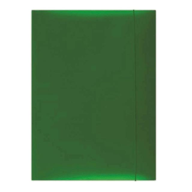 Mapa cu elastic Donau, carton plastifiat, verde
