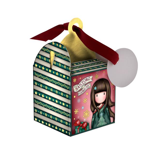 Set 6 cutiute pentru cadou, Gorjuss, Merry and Bright