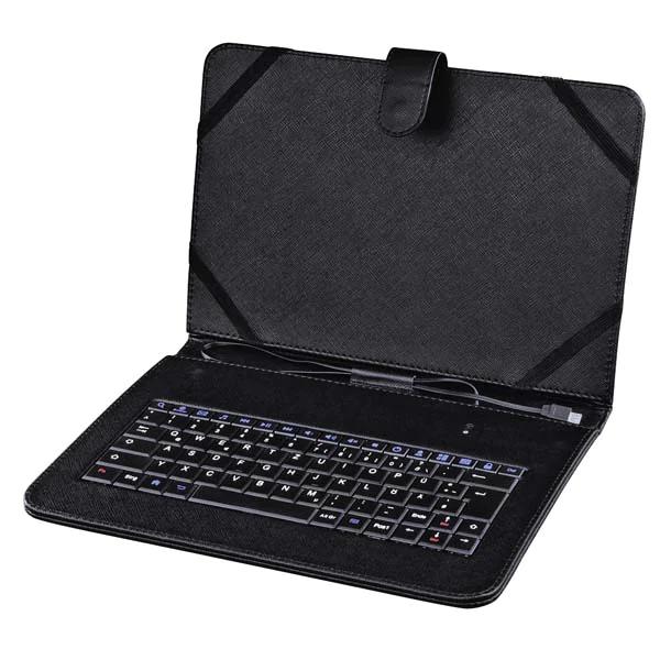Husa Flip Cover cu tastatura pentru tableta 10.1 inch, HAMA U8182501, Negru