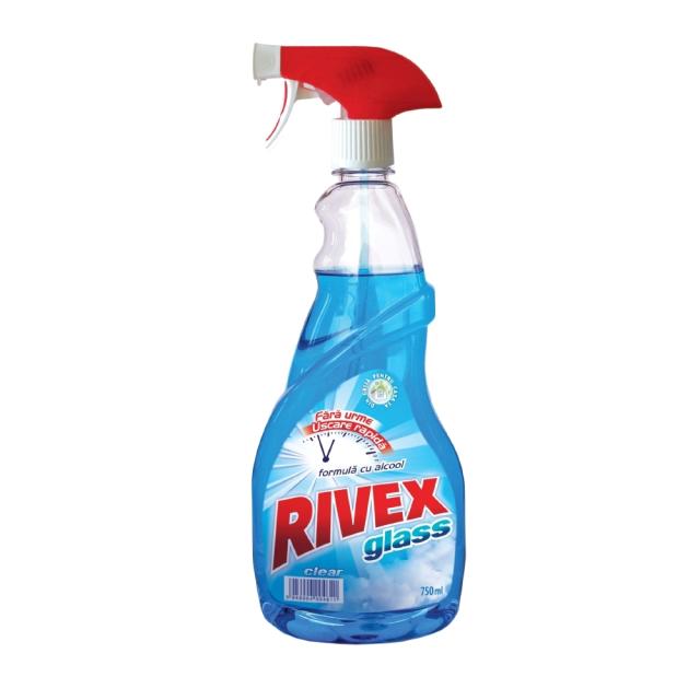 Detergent Rivex pentru geamuri, pulverizator, 750 ml