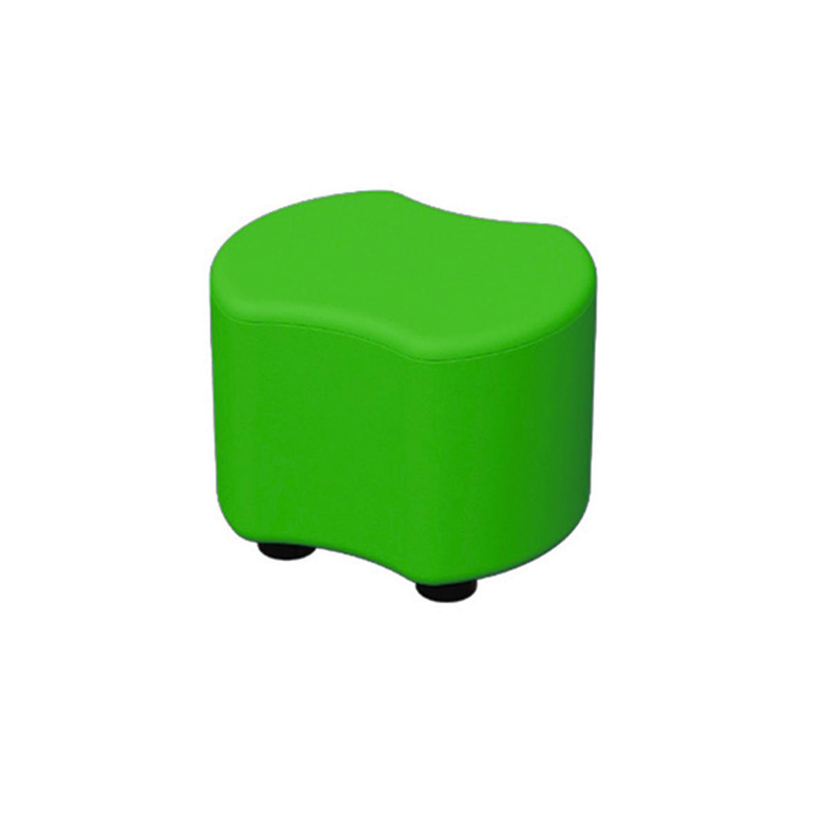 Taburet eco piele Bold, 60x51x43h cm, verde