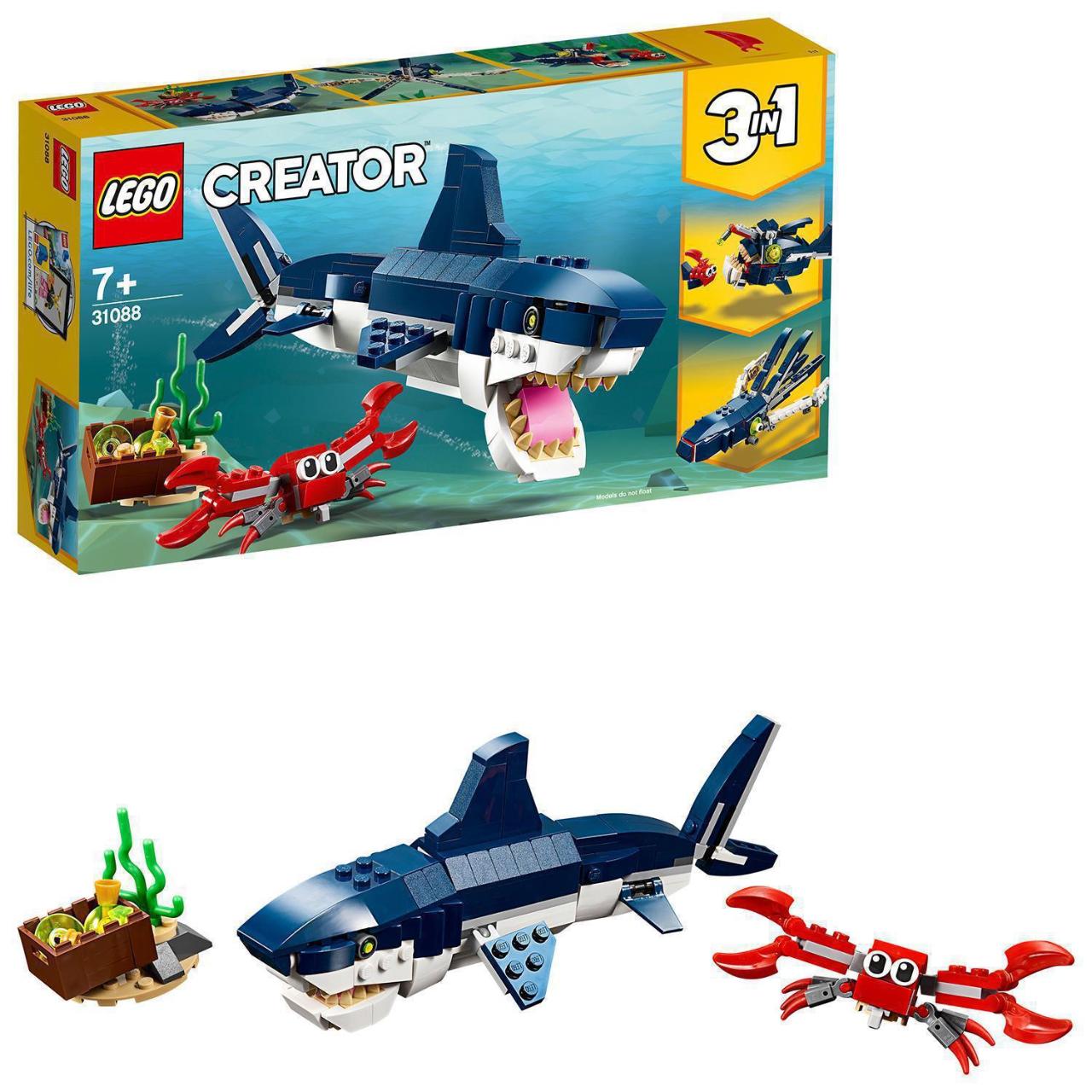 LEGO Creator, Creaturi marine din adancuri, numar piese 230, varsta 7+