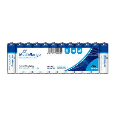 Baterii MediaRange, Mignon AA, 24 bucati