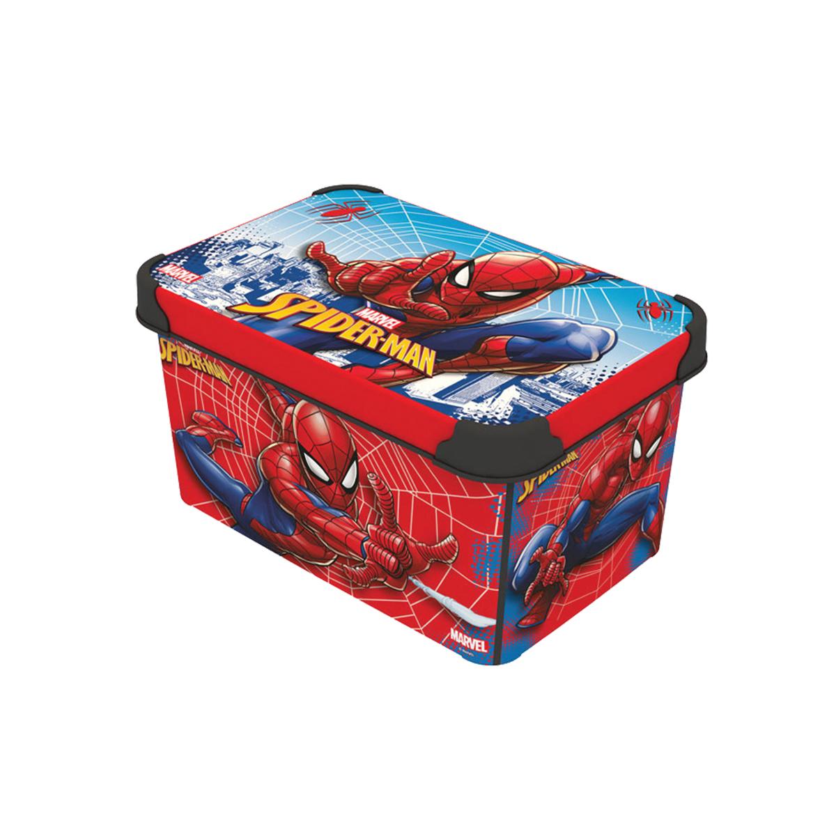 Cutie de depozitare Spiderman, 5L, dimensiune 19x28x13 cm
