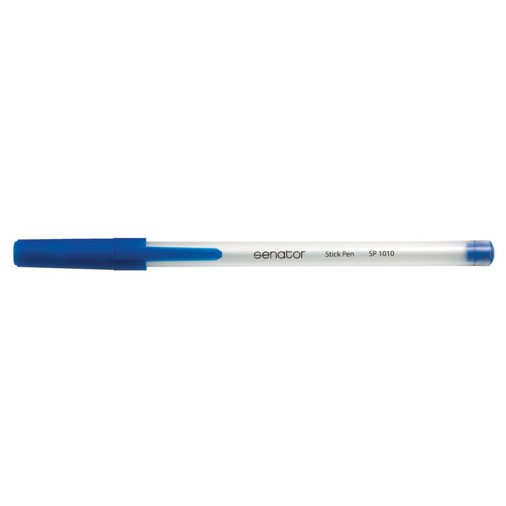Pix, Senator, Stick Pen, seria 1000, 0.7 mm, plastic, albastru