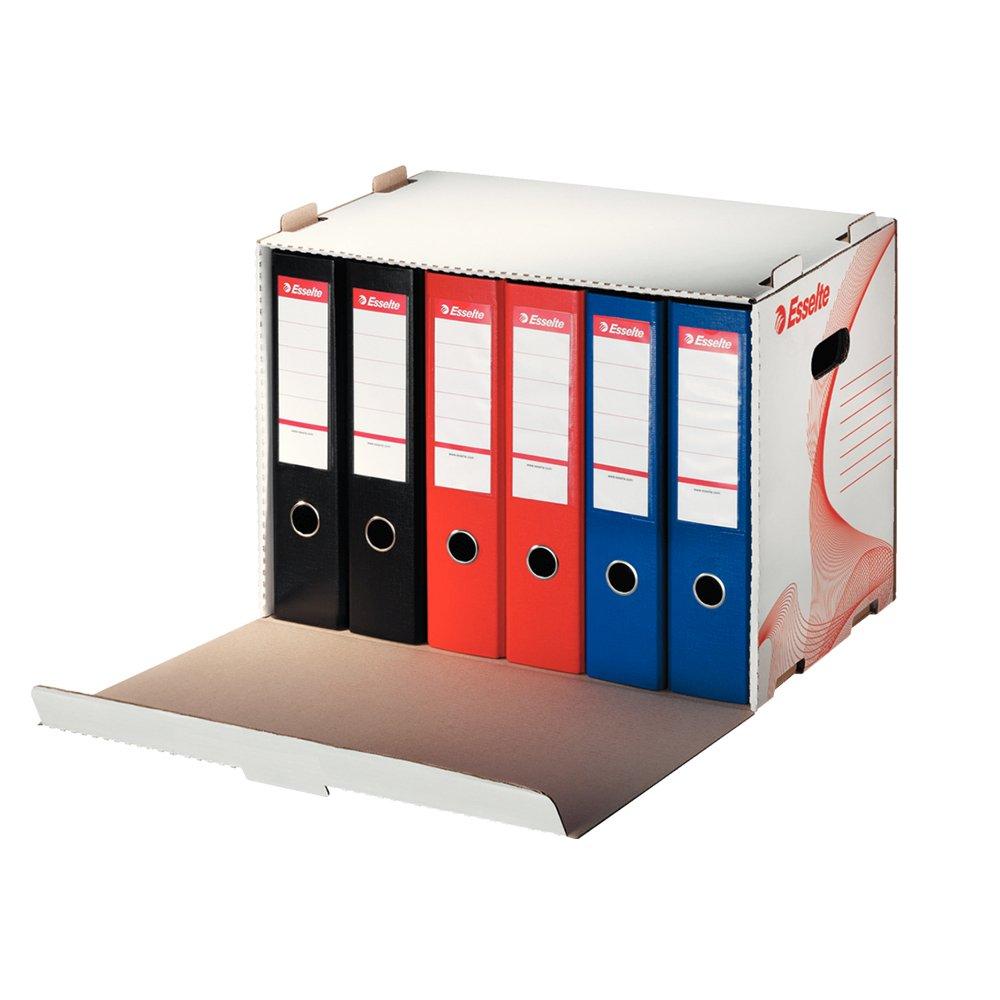 Container de arhivare Esselte Standard pentru bibliorafturi, 525x338x306 mm
