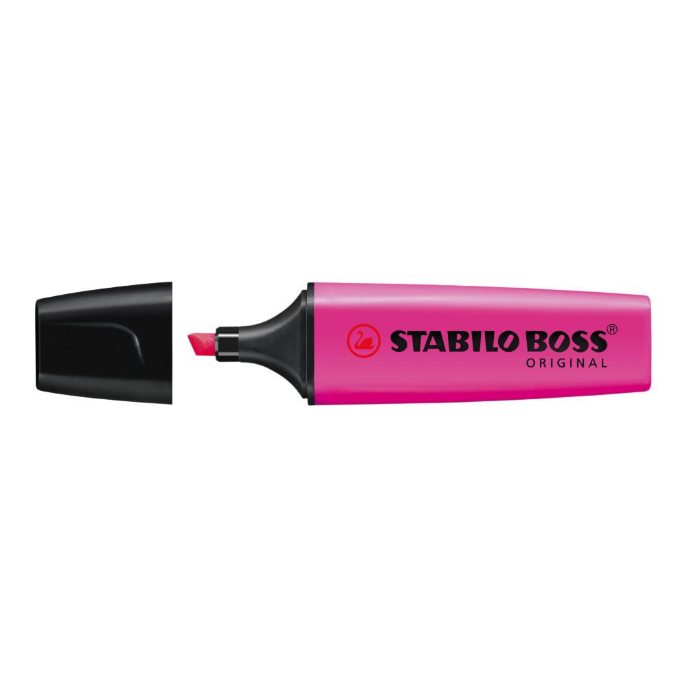 Textmarker Stabilo Boss, varf 2-5 mm, roz