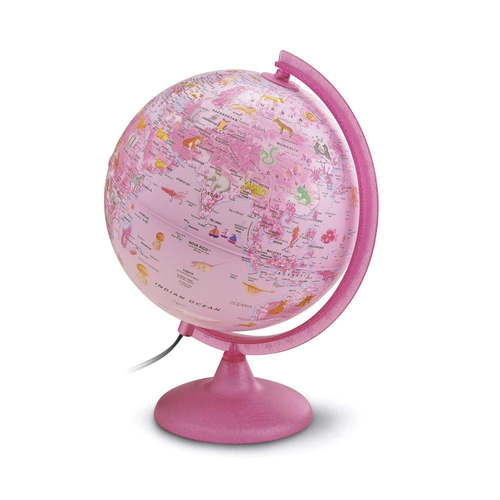 Glob PinkZoo, diametru 25 cm, iluminat
