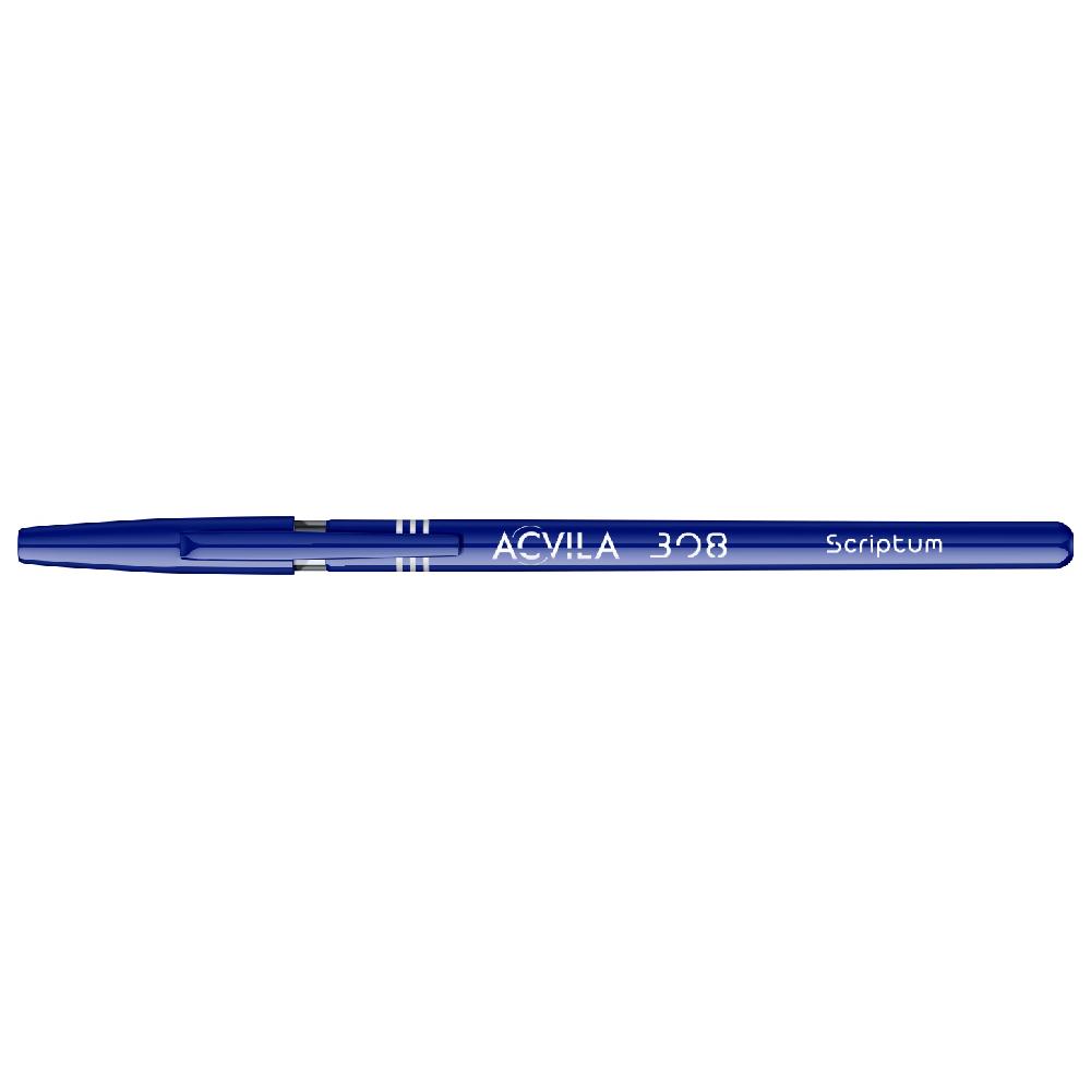 Pix fara mecanism Acvila, Scriptum 308, varf 1 mm, scriere albastra
