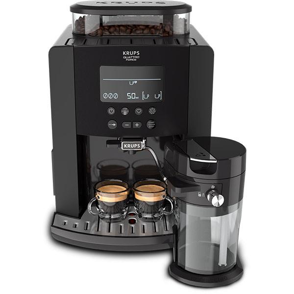Espressor automat KRUPS Arabica Latte EA819E10, 1.7l, 1450W, 15 bari, antracit