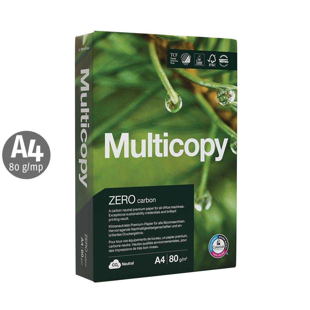 Hartie copiator Multicopy Zero, A4, 80 g, 500 coli/top
