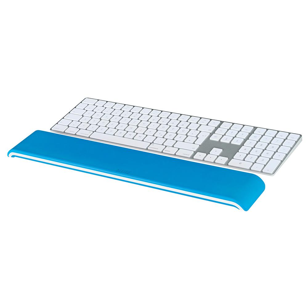 Suport ergonomic Leitz Ergo WOW, pentru tastatura, albastru