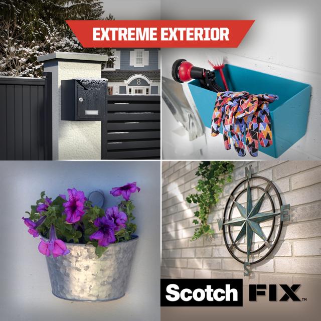 Banda dublu adeziva montare super rezistenta Scotch-Fix™ 3M, 1.5 m x 19 mm