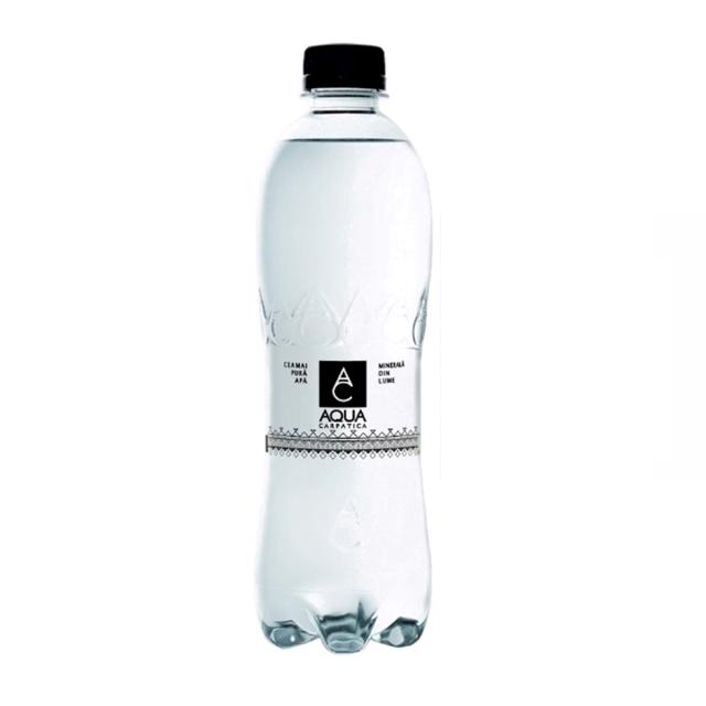 Apa minerala carbogazoasa Aqua Carpatica, 0.5 l, 12 sticle/bax