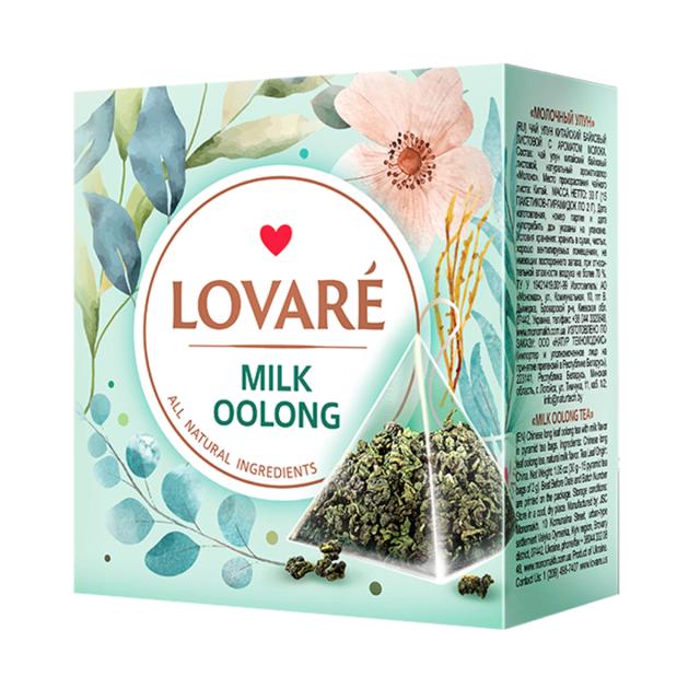 Ceai Lovare Milk Oolong Piramide, 15 buc./cutie