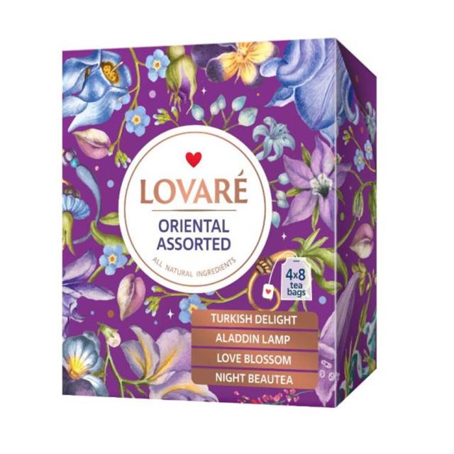 Ceai Lovare Oriental Assorted, 32 plicuri/cutie