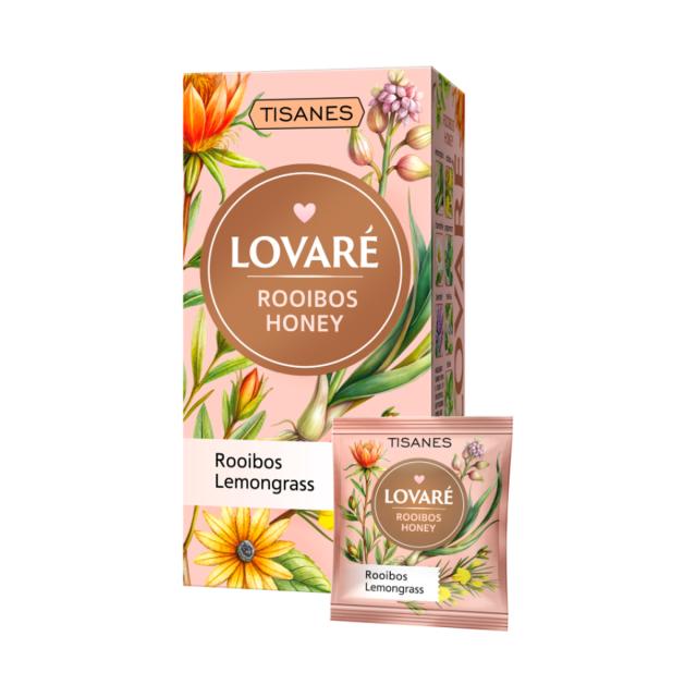 Ceai Lovare Rooibos Honey, 24 plicuri/cutie
