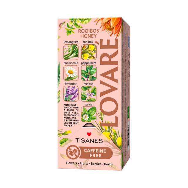 Ceai Lovare Rooibos Honey, 24 plicuri/cutie