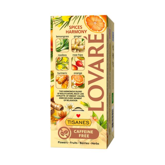 Ceai Lovare Spiced Harmony, 24 plicuri/cutie