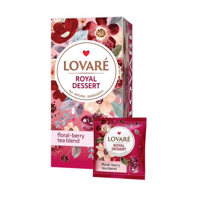 Ceai Lovare Royal Dessert, 24 plicuri/cutie