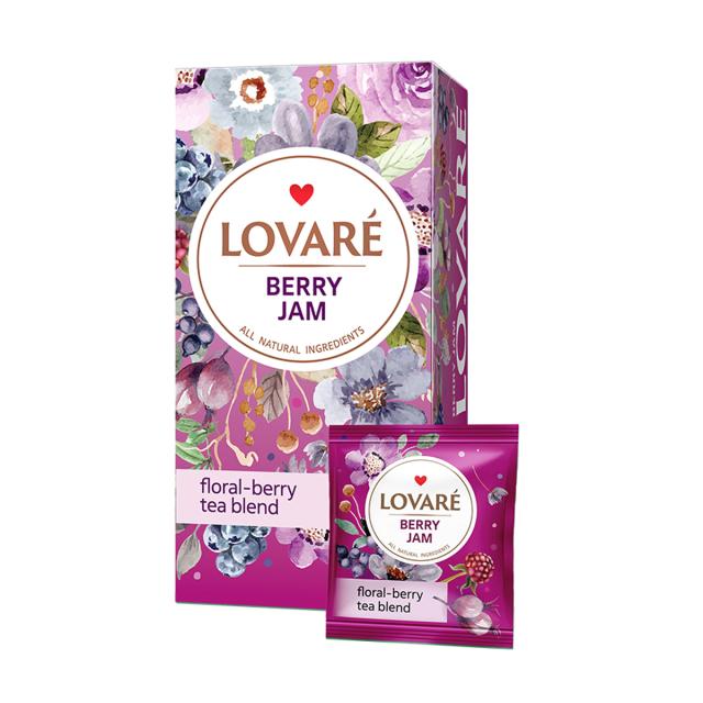 Ceai Lovare Berry Jam, 24 plicuri/cutie