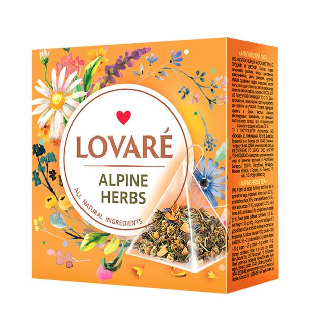 Ceai Lovare Alpine Herbs Piramide, 15 plicuri/cutie