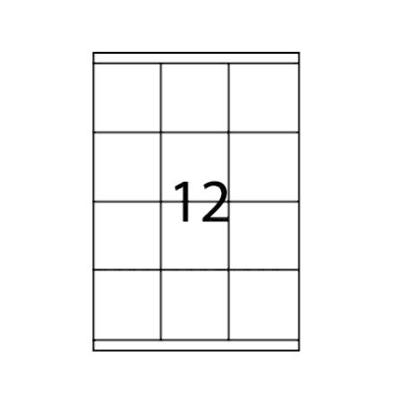 Etichete autoadezive Apli, A4, 70x 67.7mm, 1200 bucati, 100 coli/top