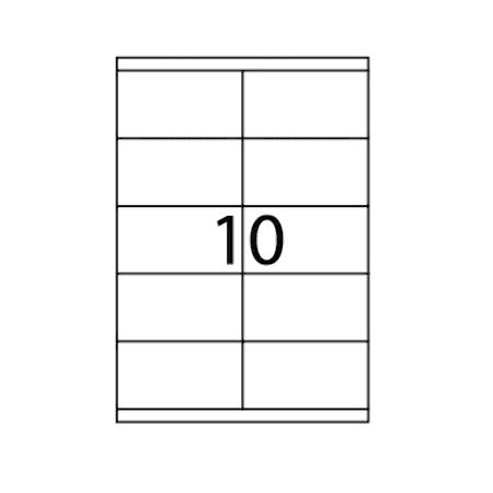 Etichete autoadezive Apli, A4, 105 x 57 mm, 1000 bucati, 100 coli/top