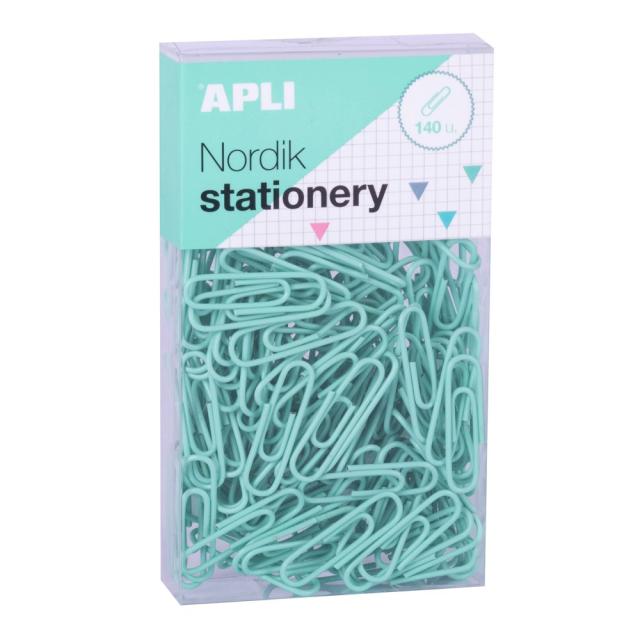 Set agrafe Apli, 28 mm, 140 bucati/set, diverse culori