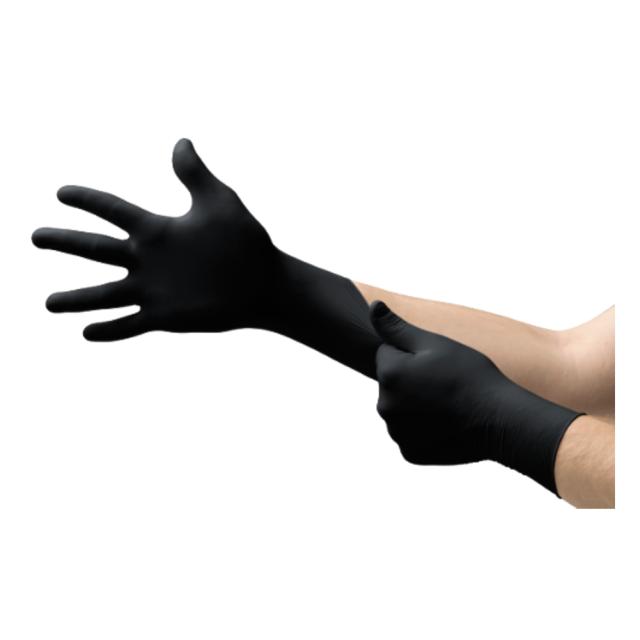 Manusi nitril Ansell, MicroFlex, negru, 100 bucati/cutie, marime 9.5-10