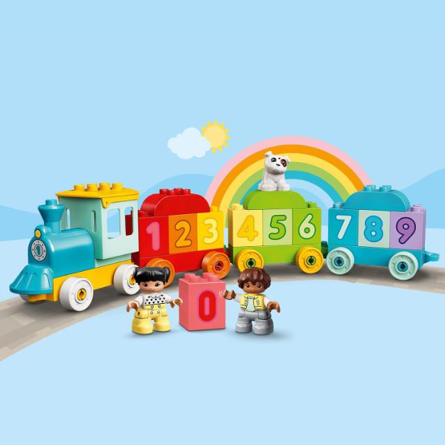 LEGO DUPLO, Trenul cu numere, invata sa numeri