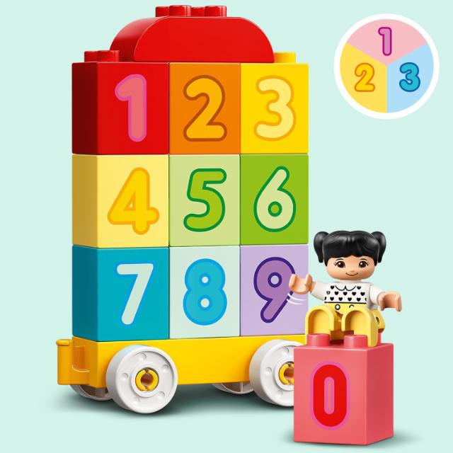LEGO DUPLO, Trenul cu numere, invata sa numeri