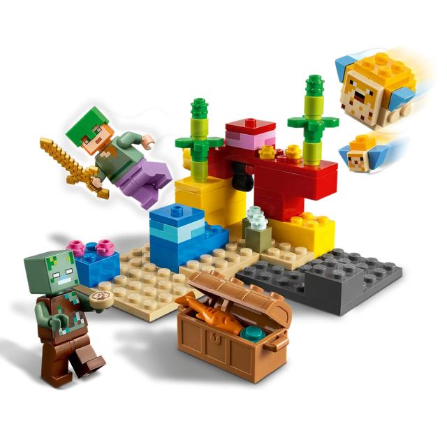 LEGO Minecraft, Reciful de corali 21164, 92 piese