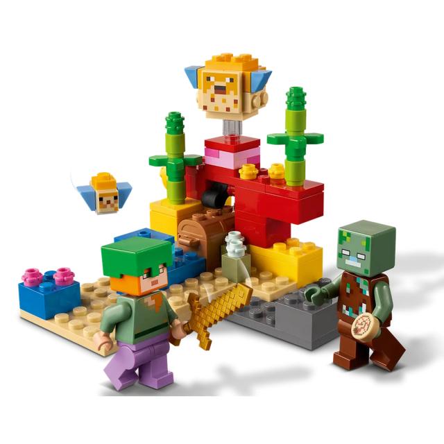LEGO Minecraft, Reciful de corali 21164, 92 piese