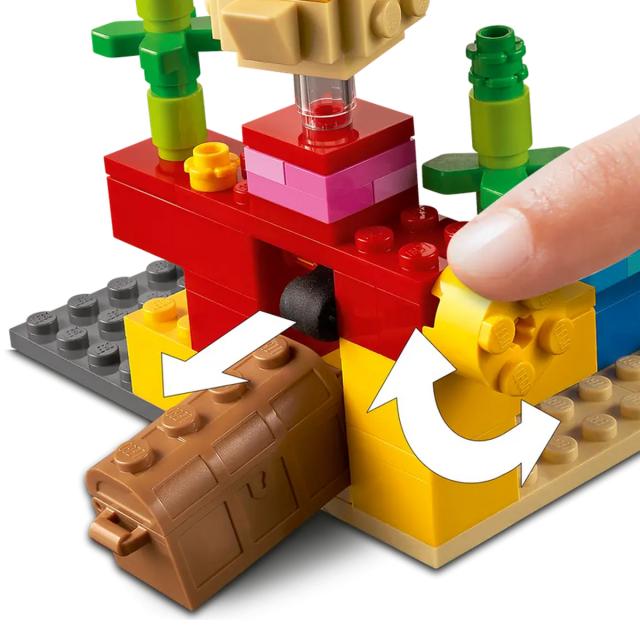 LEGO Minecraft, Reciful de corali 21164, 92 piese
