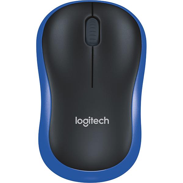 Mouse Wireless LOGITECH M185, 1000 dpi, albastru