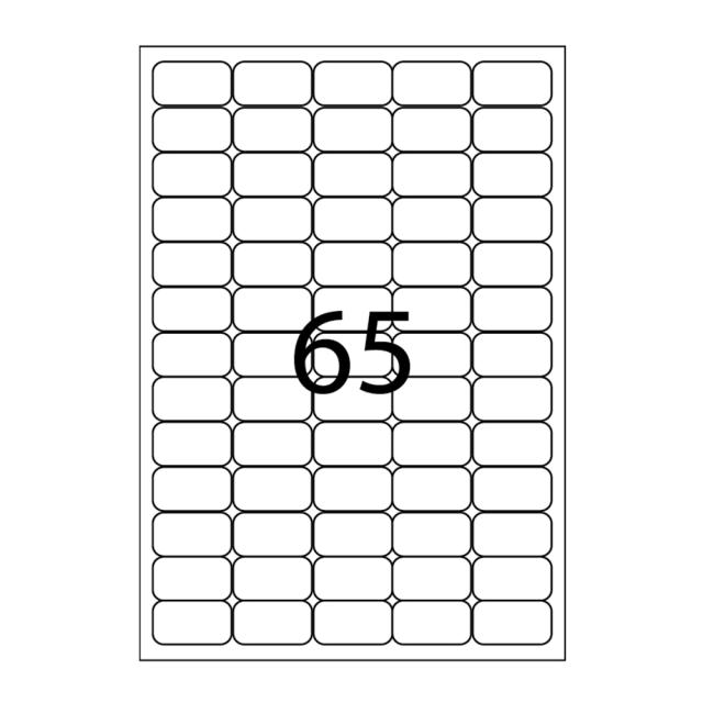 Etichete A-series, 38 x 21.2 mm, 6500 bucati/top
