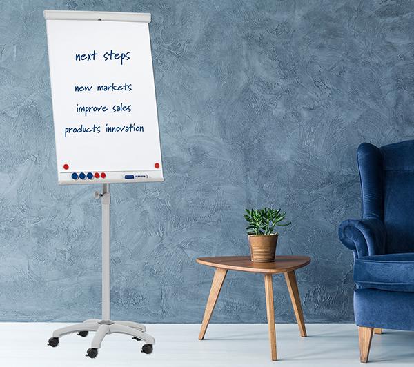 Flipchart mobil, Franken, magnetic, 68x105 cm