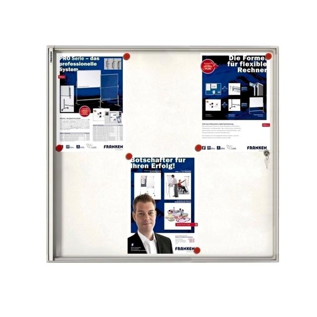 Avizier exterior Franken, magnetic, 6 x A4