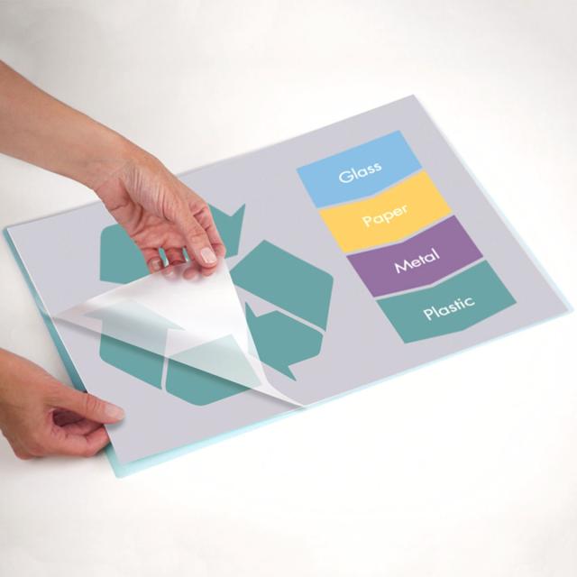 Folie laminare Fellowes, A3, spate adeziv, 80 microni, 100 bucati/set