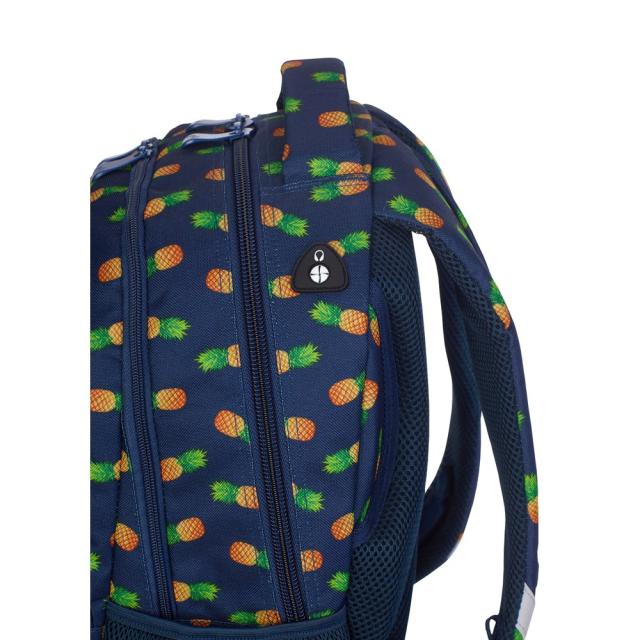 Ghiozdan HEAD HD-252, 4 compartimente, albastru, design ananas