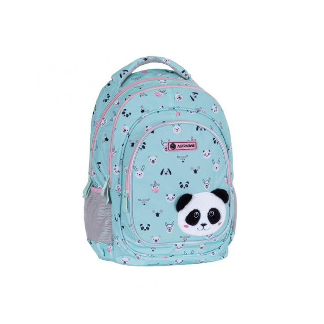 Ghiozdan scolar Astra AB330, 3 compartimente, colectia Panda