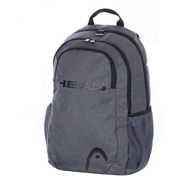 Ghiozdan Astra Head, 2 compartimente, design gri