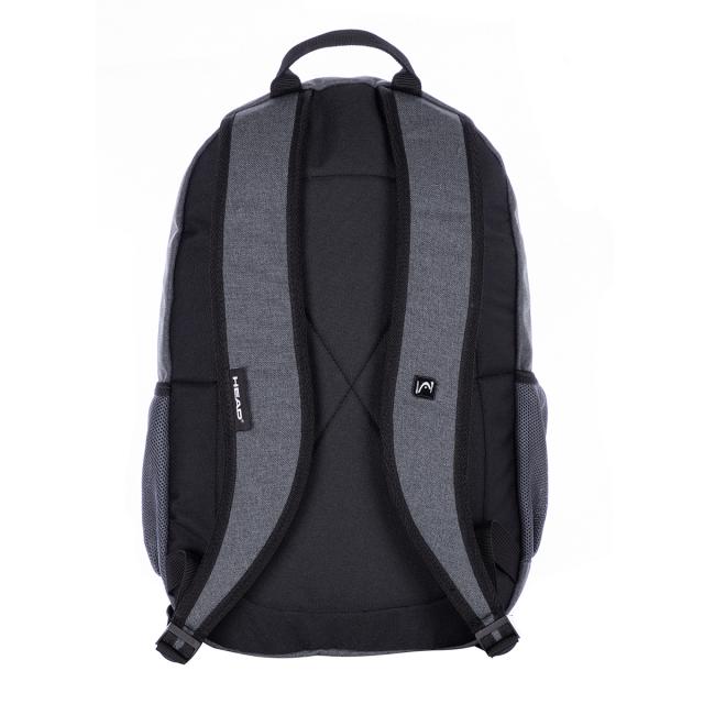 Ghiozdan Astra Head, 2 compartimente, design gri