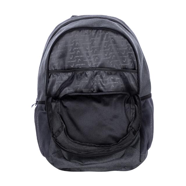 Ghiozdan Astra Head, 2 compartimente, design gri