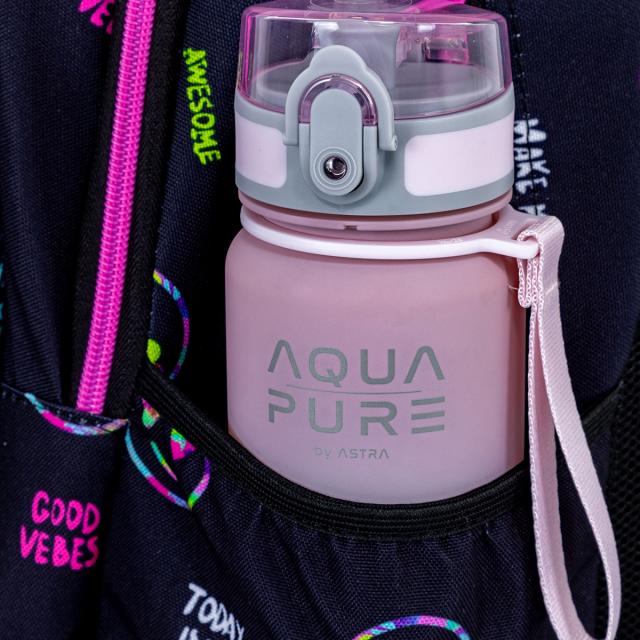 Ghiozdan Astra Head AB330, 3 compartimente, 39 x 28 x 15 cm, design smiley