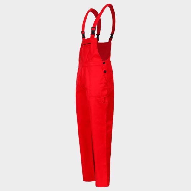 Pantalon cu pieptar, STENSO, TC, rosu, marimea XL